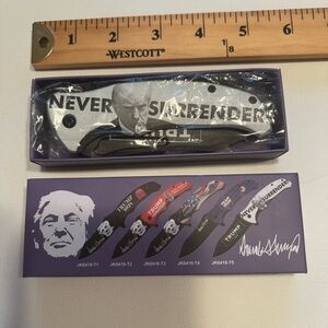 New‎ Trump 2024 Never Surrender Collectible 8" Knife (C4)